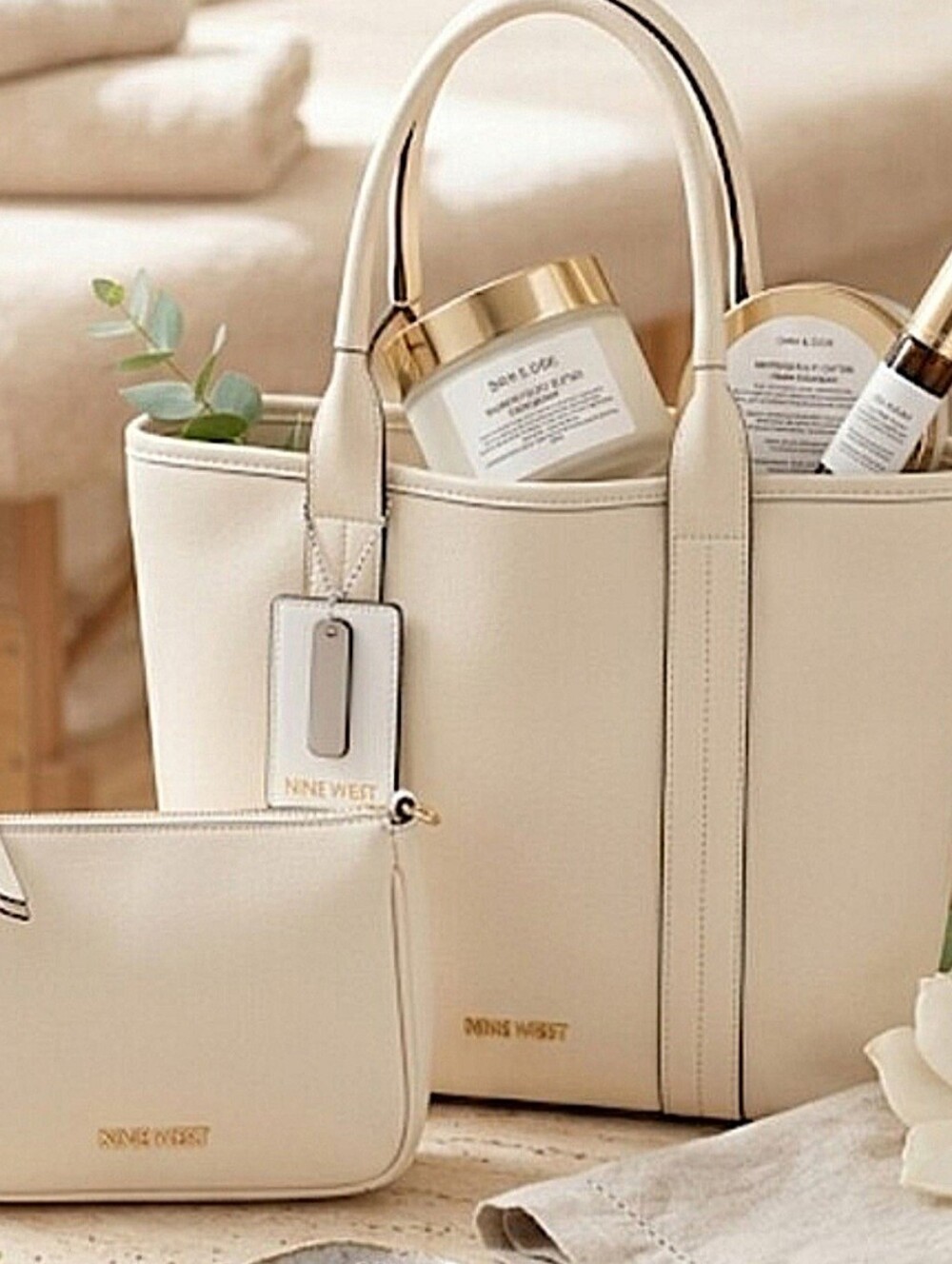 Dani & Dior ~ Nine West Tote Bundle. Featuring Dani & Dior Body Butter & Lip Oil